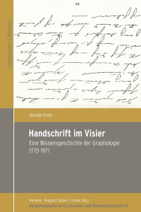 Handschrift im Visier – Eine Wissensgeschichte der Graphologie 1775–1971 – ISBN 9783826096761 / 978-3-8260-9676-1 / 978-3-8260-9676-1
