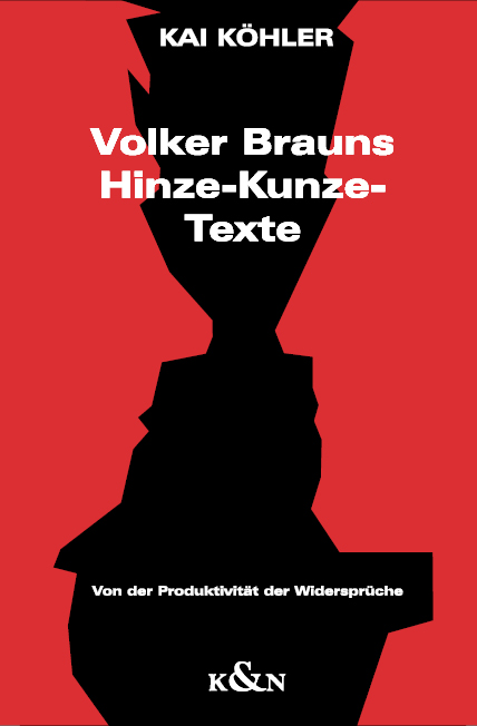 Cover zu Volker Brauns Hinze-Kunze-Texte (ISBN 9783826011184)