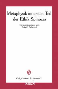 Cover zu Metaphysik im ersten Teil der Ethik Spinozas (ISBN 9783826011764)