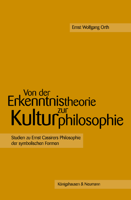 Cover zu Von der Erkenntnistheorie zur Kulturphilosophie (ISBN 9783826012259)