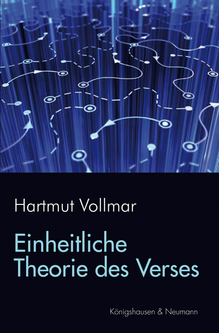 Cover zu Einheitliche Theorie des Verses (ISBN 9783826013782)