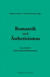 Cover zu Romantik und Ästhetizismus (ISBN 9783826014482)
