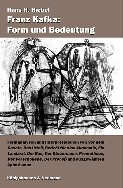 Cover zu Franz Kafka: Form und Bedeutung (ISBN 9783826015434)