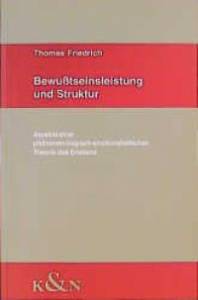 Cover zu Bewusstseinsleitung und Struktur (ISBN 9783826015724)