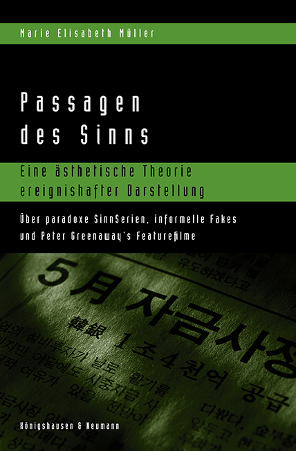 Cover zu Passagen des Sinns (ISBN 9783826016271)