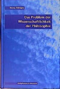 Cover zu Das Problem der Wissenschaftlichkeit der Philosophie (ISBN 9783826016349)