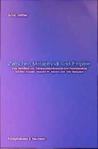 Cover zu Zwischen Metaphysik und Empirie (ISBN 9783826017223)