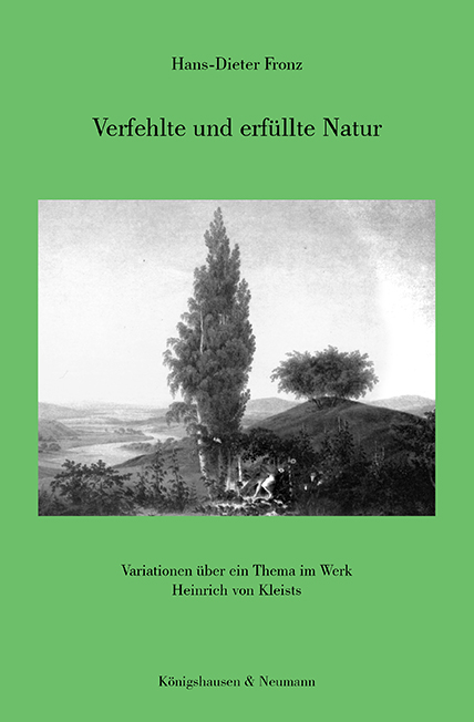 Cover zu Verfehlte und erfüllte Natur (ISBN 9783826017254)
