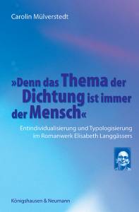 Cover zu Denn das Thema der Dichtung ist immer der Mensch (ISBN 9783826017261)