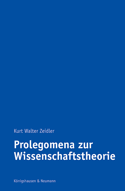 Cover zu Prolegomena zur Wissenschaftstheorie (ISBN 9783826018633)