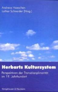 Cover zu Herbarts Kultursystem (ISBN 9783826019227)