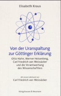 Cover zu Von der Uranspaltung zur Göttinger Erklärung (ISBN 9783826019876)