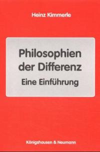 Cover zu Philosophien der Differenz (ISBN 9783826020001)