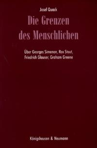 Cover zu Die Grenzen des Menschlichen (ISBN 9783826020148)