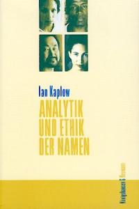Cover zu Analytik und Ethik der Namen (ISBN 9783826022685)