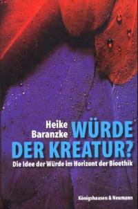 Cover zu Würde der Kreatur? (ISBN 9783826023330)