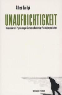 Cover zu Unaufrichtigkeit (ISBN 9783826023491)