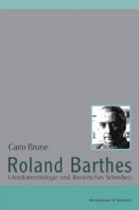 Cover zu Roland Barthes (ISBN 9783826025013)