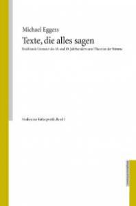 Cover zu Texte, die alles sagen (ISBN 9783826025440)