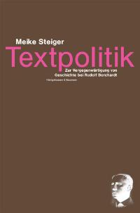 Cover zu Textpolitik (ISBN 9783826025785)