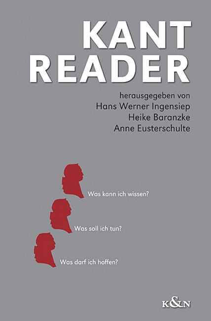 Cover zu Kant Reader (ISBN 9783826026058)
