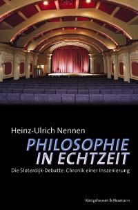 Cover zu Philosophie in Echtzeit. Die Sloterdijk-Debatte: Chronik einer Inszenierung (ISBN 9783826026423)