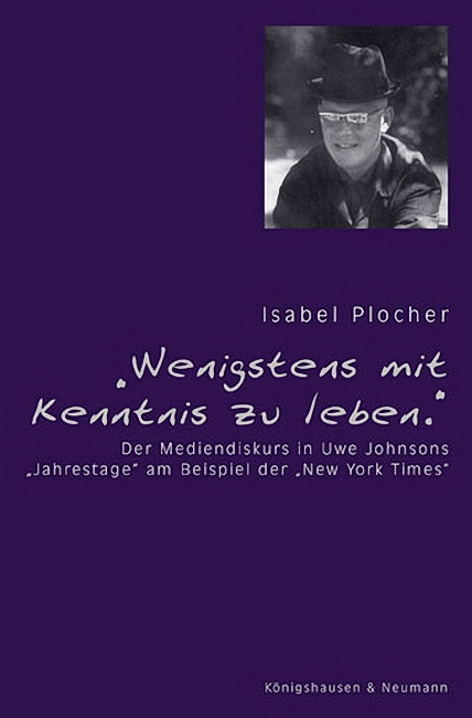 Cover zu Wenigstens mit Kenntnis zu leben (ISBN 9783826027086)