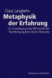 Cover zu Metaphysik der Erfahrung (ISBN 9783826030130)
