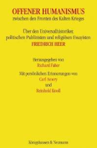 Cover zu Offener Humanismus zwischen den Fronten des Kalten Krieges (ISBN 9783826030376)