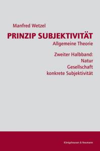 Cover zu Prinzip Subjektivität: Allgemeine Theorie (ISBN 9783826031298)