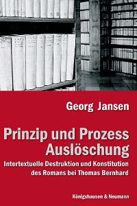 Cover zu Prinzip und Prozess Auslöschung (ISBN 9783826031410)