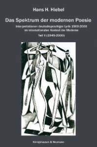 Cover zu Das Spektrum der modernen Poesie (ISBN 9783826032011)