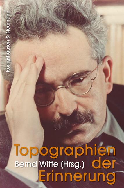 Cover zu Topographien der Erinnerung (ISBN 9783826032226)