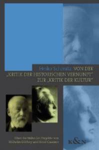 Cover zu Von der "Kritik der historischen Vernunft" zur "Kritik der Kultur" (ISBN 9783826032561)