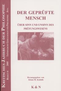 Cover zu Der geprüfte Mensch (ISBN 9783826033001)