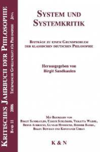 Cover zu System und Systemkritik (ISBN 9783826033810)