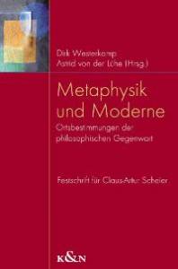 Cover zu Metaphysik und Moderne (ISBN 9783826034237)