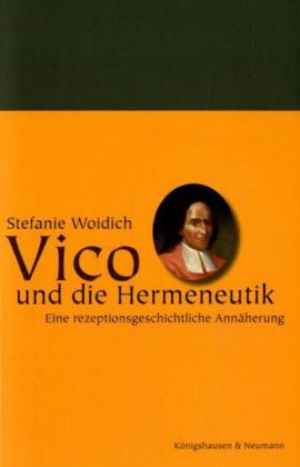 Cover zu Vico und die Hermeneutik (ISBN 9783826034633)
