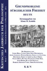 Cover zu Grundprobleme bürgerlicher Freiheit heute (ISBN 9783826035838)