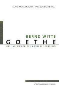 Cover zu Goethe (ISBN 9783826036347)