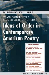 Cover zu Ideas of Order in Contemporary American Poetry (ISBN 9783826036521)