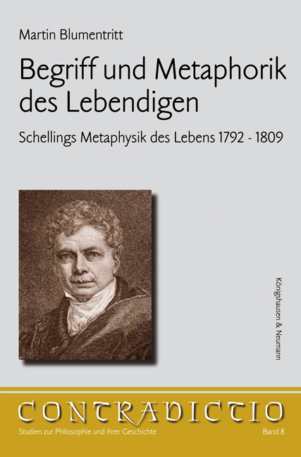 Cover zu Begriff und Metaphorik des Lebendigen (ISBN 9783826036682)