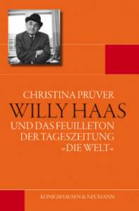 Cover zu Willy Haas (ISBN 9783826036804)