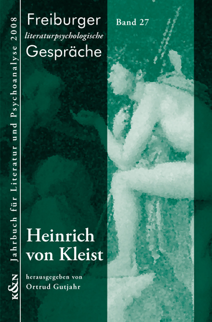 Cover zu Heinrich von Kleist (ISBN 9783826037726)