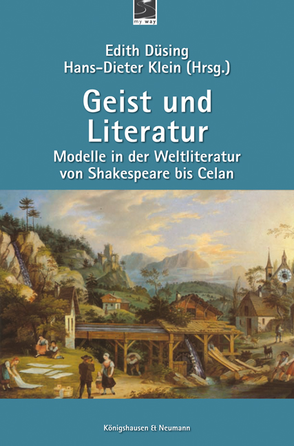 Cover zu Geist und Literatur (ISBN 9783826037900)
