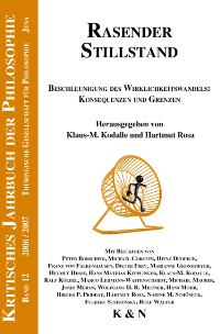 Cover zu Rasender Stillstand (ISBN 9783826038266)