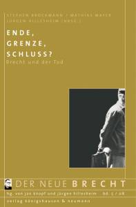 Cover zu Ende, Grenze, Schluss? (ISBN 9783826038914)