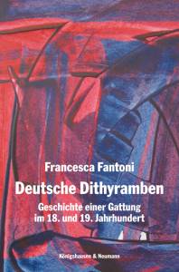Cover zu Deutsche Dithyramben (ISBN 9783826038938)