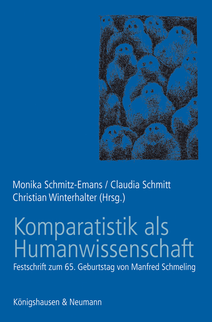 Cover zu Komparatistik als Humanwissenschaft (ISBN 9783826039010)