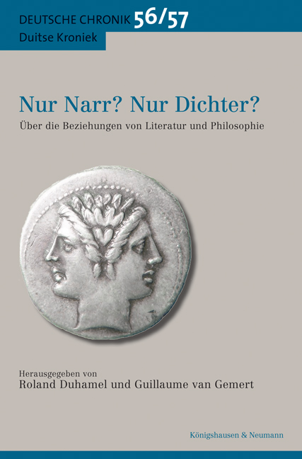 Cover zu Nur Narr? Nur Dichter? (ISBN 9783826039119)
